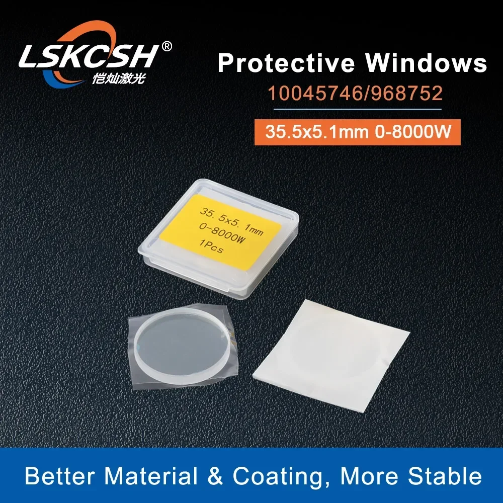    Fiber laser protective windows/protection mirrors Cover Slides 35.5*5.1mm 0-8000W 10045746/968752