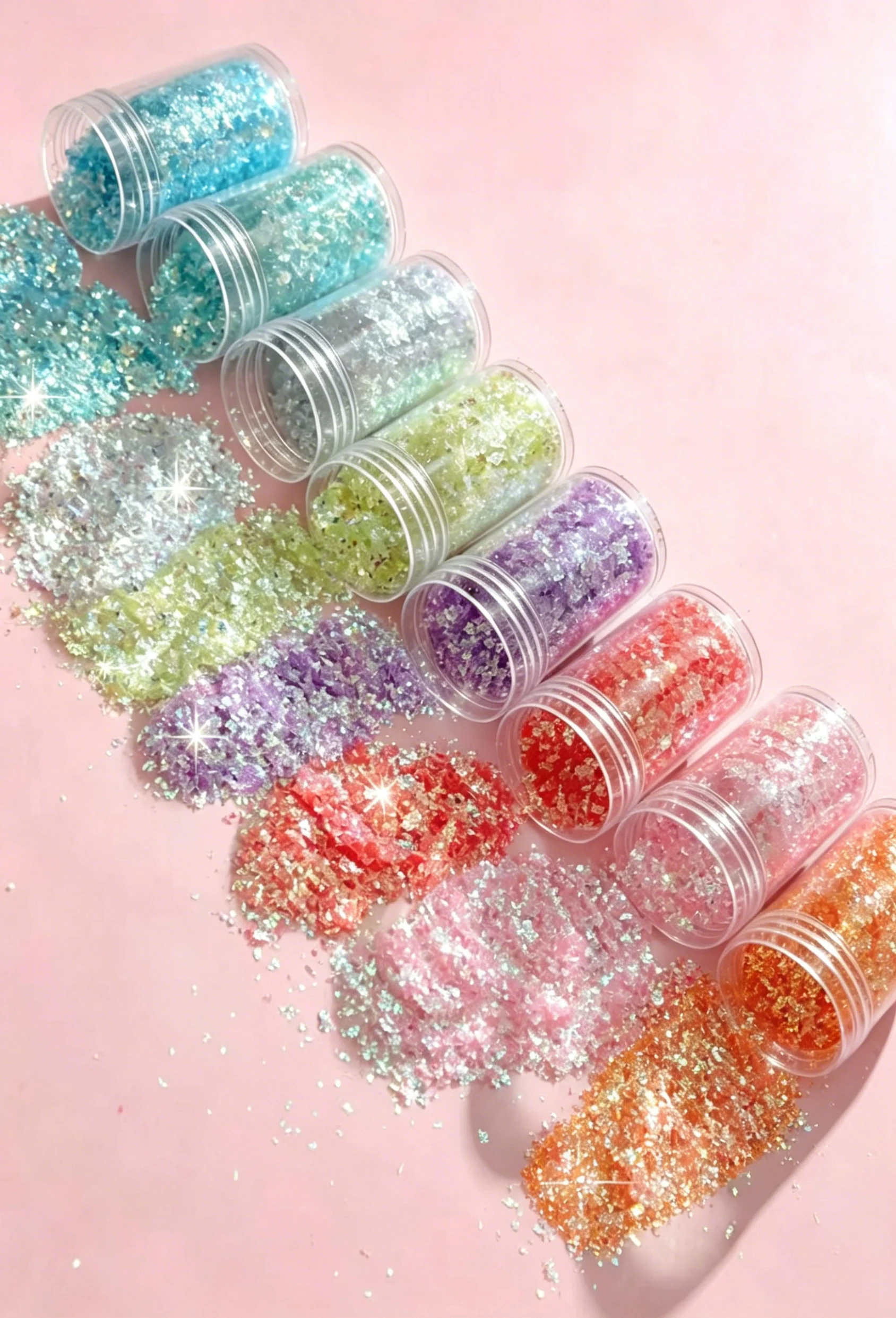 8 Renk Holografik Tırnak Gevre - Glitter Vinyl Roll incelemesi ve fiyatı