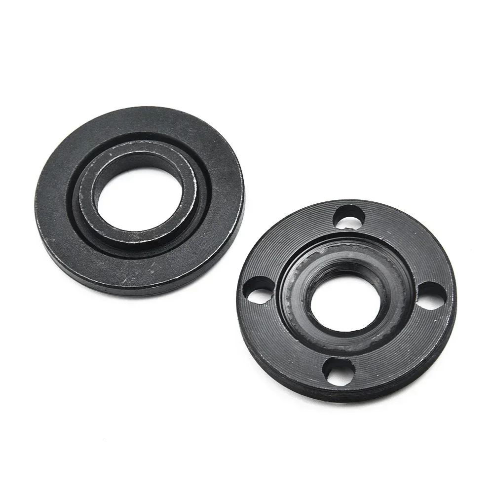 2pcs  Thread Angle Grinder Flange Nut Set Tools Metal Replacement Spindle Thread Power Tool Grinders Steel Lock Nuts