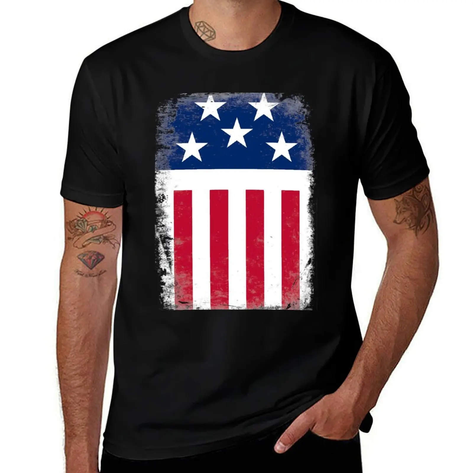 Stars and Stripes - Firestarter T-Shirt luxury designer animal prinfor boys summer top valentines clothes t shirts for men