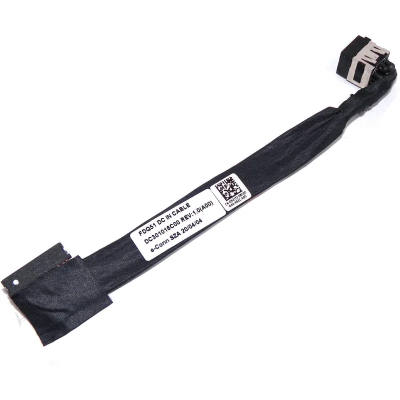 

DC Power Jack in Cable for Dell Alienware M15 R3 R4 P87F FDQ51 N2TFJ 0N2TFJ DC301016C00