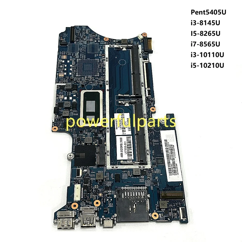 Placa Base para Pavilion x360 Convertible 14-DH 18742-1 L67766-601 L67767-601 L51134-601 L51133-601 L51132-601 L67674-601