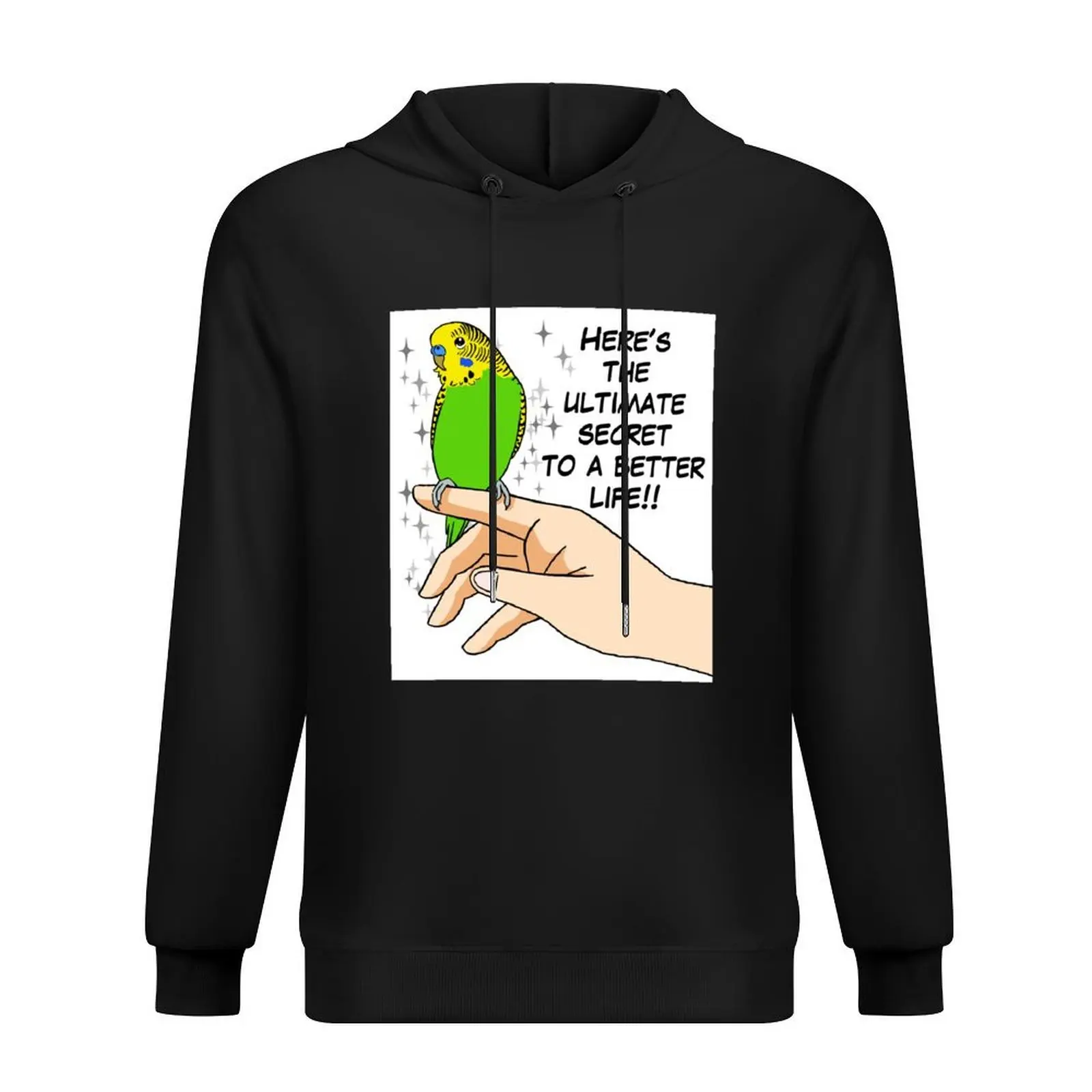 

Budgies make life better Hoodie men's sweat-shirt set winter clothes men clothes blouse hoodies for men high quality