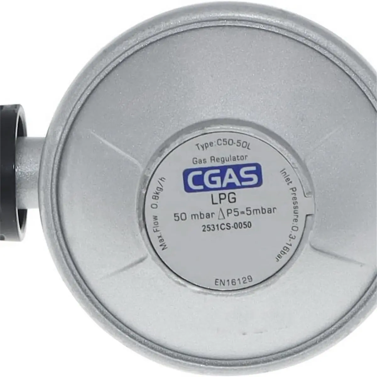 

Регулятор давления газа Homegood German, регулируемый, 50 мбар, с шлангом 0,8 м, резьба G1/4-19LH, для бутана/пропана, для кемпинга на открытом воздухе