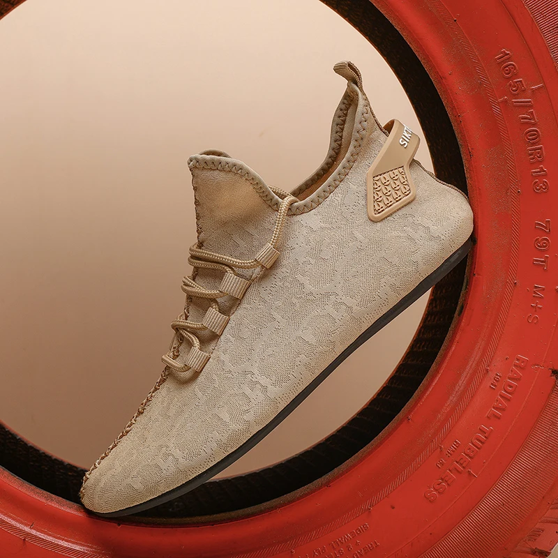 YRZL رجل الصيف المتسكعون الانزلاق على أحذية خفيفة الوزن عادية القيادة الأخفاف أحذية مشي مريحة للرجال عدم الانزلاق المتسكعون #6