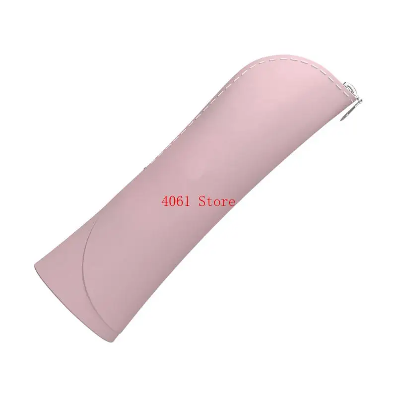 Soft Makeup Brush Holder Bag with Top Closure for Travel Use