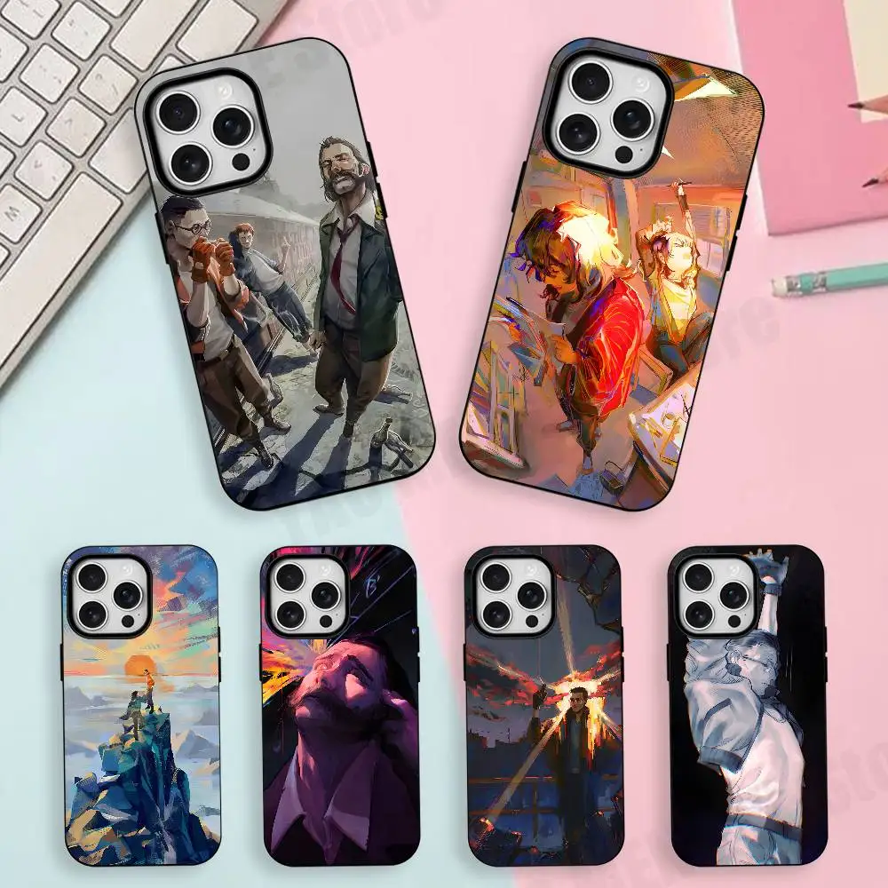 

Disco Elysium Game Matte Silicone Soft Case For iPhone 17,17E,16,16E,15,14,13,12,11 Pro Max For Magnetic Shell Frosted Cover