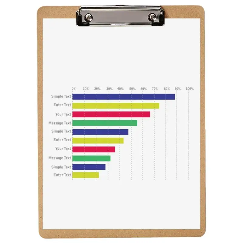 

Hardboard Clipboard Office Clipboards Standard A4 Letter Size Kids Clip Boards With Low Profile Clip Supplies For Office Jobsite