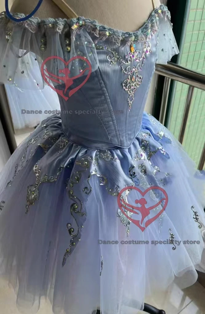

Ballet-Crafted Professional Split Tutu Skirt - Custom-Tailored for Classical Ballet Roles Like "River"