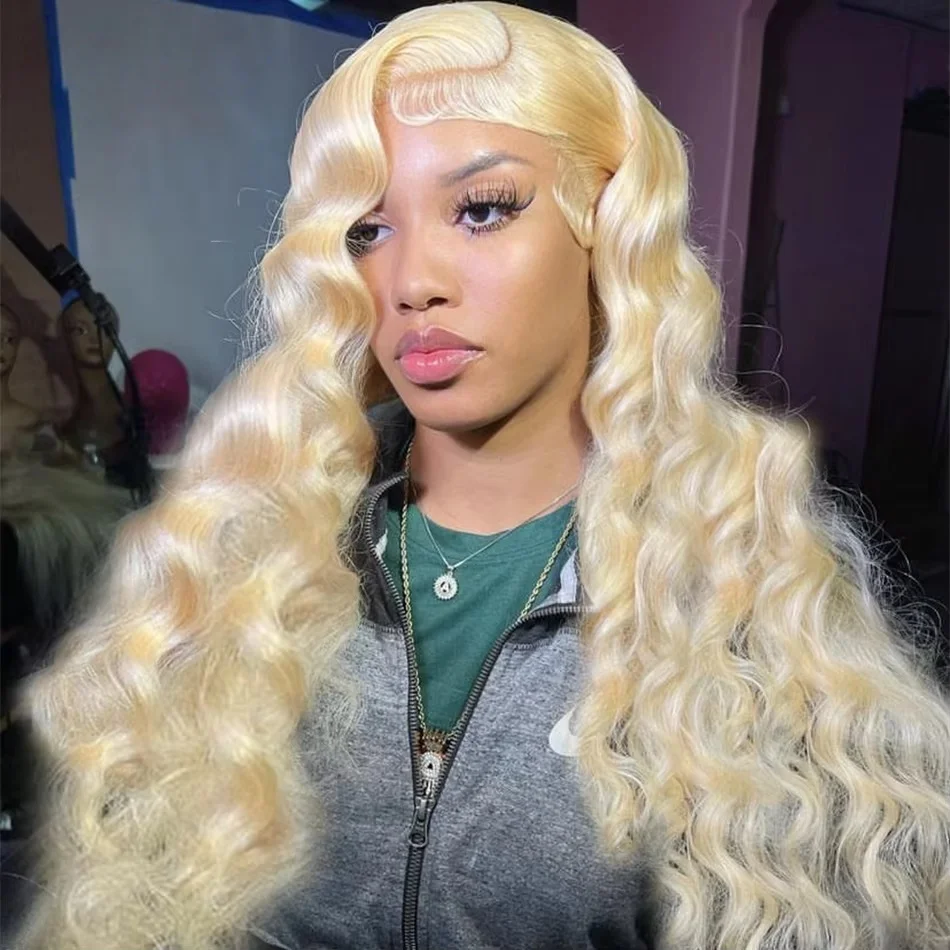 

Парик с прозрачной HD-основой из кружева 13x6/13x4, цвет 613, медово-русый, 100% натуральные окрашенные волосы для женщин, волнистый (Body Wave)