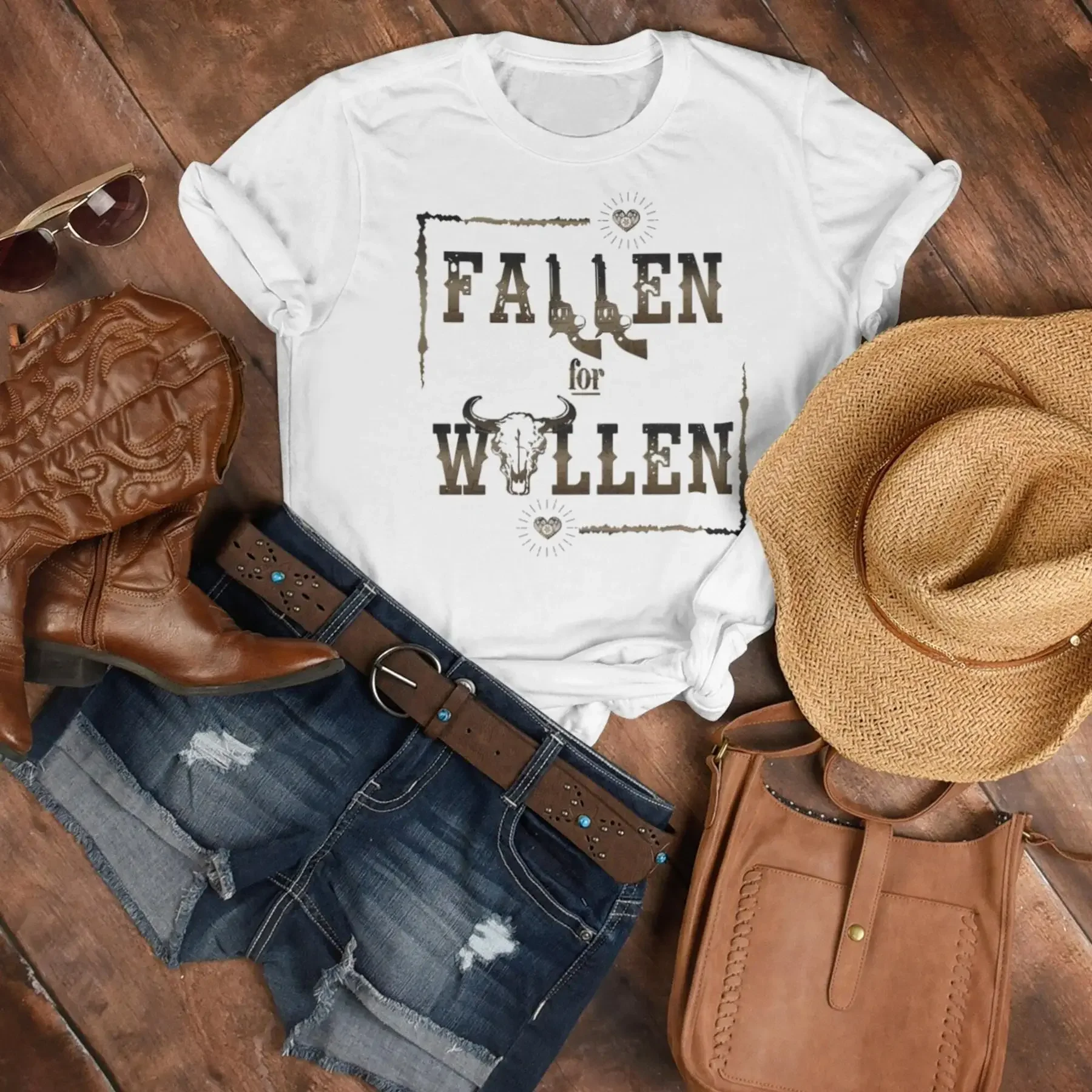 

Wallen Fallen For Shirt Concert Women Country Music T Shirts Outfit