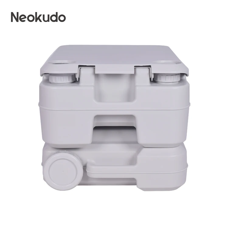 Easy carry customized flushable portable camping toilet for outdoor