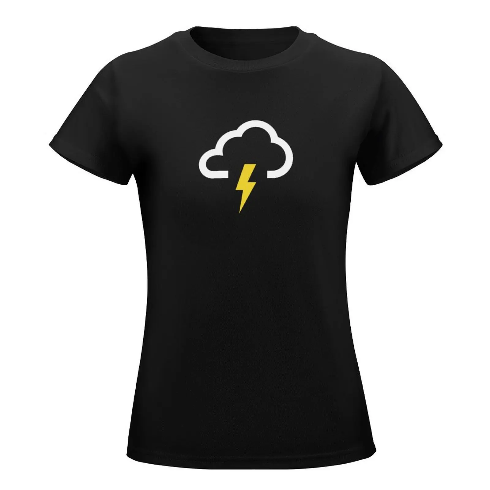 Thunder Cloud - Thunderstorm Weather Lightning T-Shirt animal prinfor animal print blanks tees Womens graphic t shirts