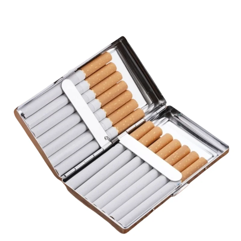 Sublimation Blank Cigarette Case Metal Cigarette Boxes Diy Photo Print Cigarette Holder Case For Men Christmas Gifts