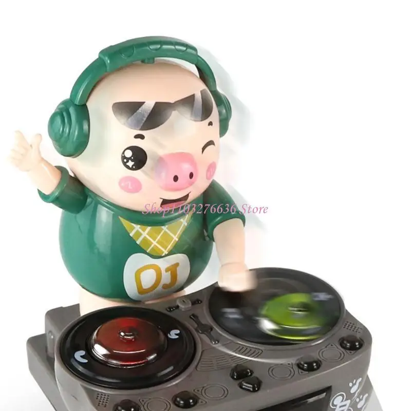 r6fd-ミュージカル子供のおもちゃは、赤ちゃんのためのトレンディな音楽で自由に動くインタラクティブなブタのおもちゃです。