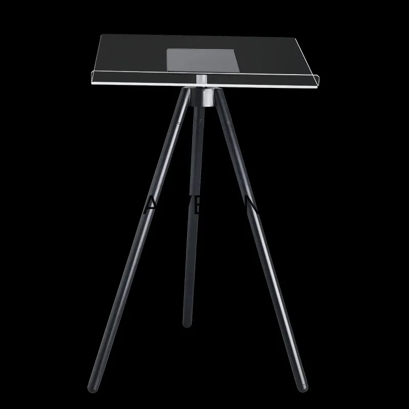 MJY desktop light luxury metal acrylic floor tripod large book album display reading stand