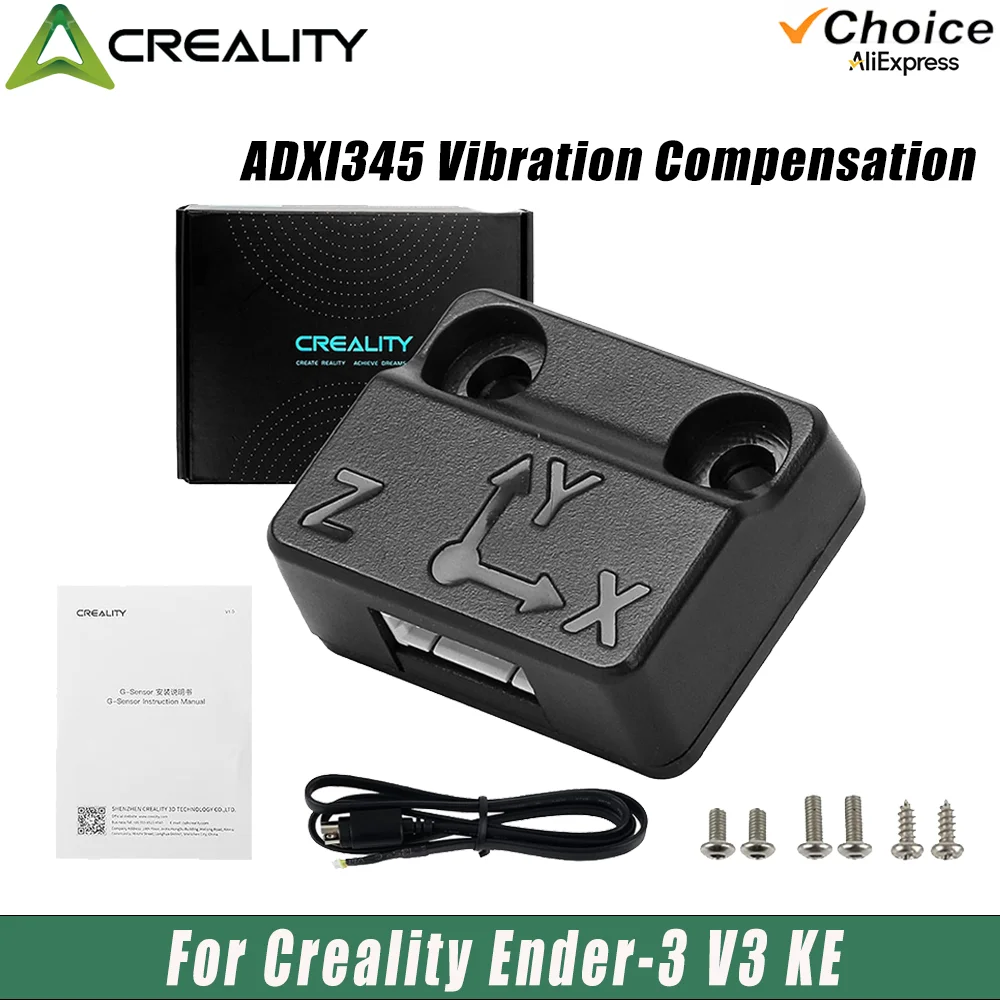 

Creality Ender-3 V3 KE Vibration Compensation Sensor for Ender-3 V3 KE Precise Sensing Control 3D Printer Accessories ﻿