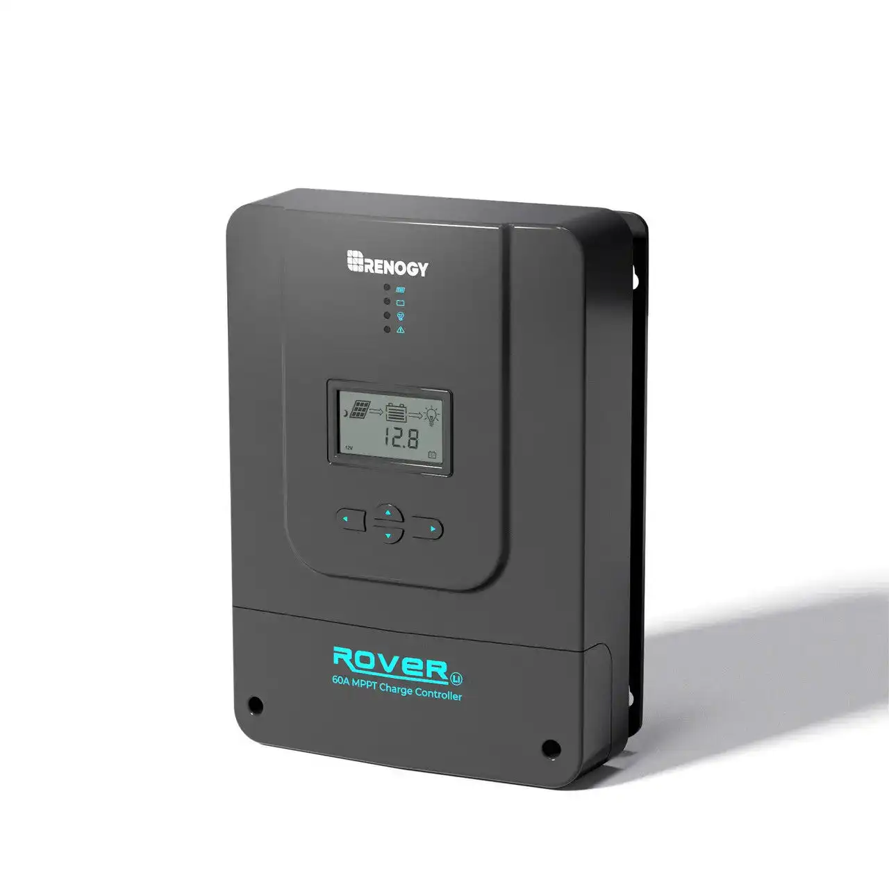 Renogy 60A MPPT Solar Charge Controller, 12V/24V/36V/48V DC, Auto Adjust, LCD, Fits Gel/Sealed/Flooded/Lithium, Rover 60A