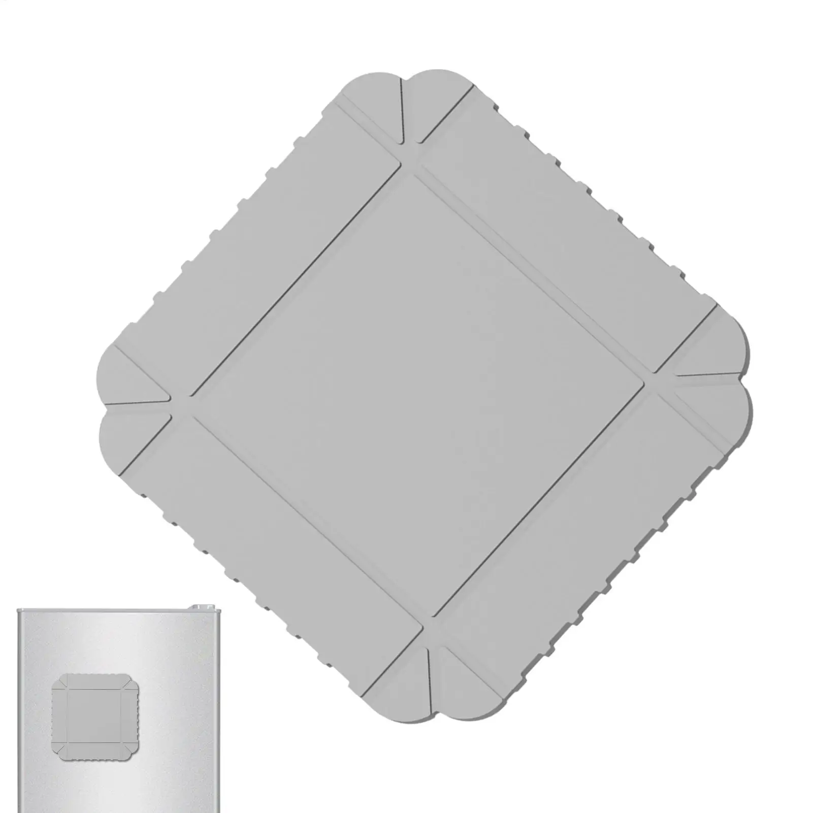 Foldable Dining Plate Magnetic Portable Anti-Slip Camping Cutting Board For Fridge Car Travel Camping Picnic Kitchen Home