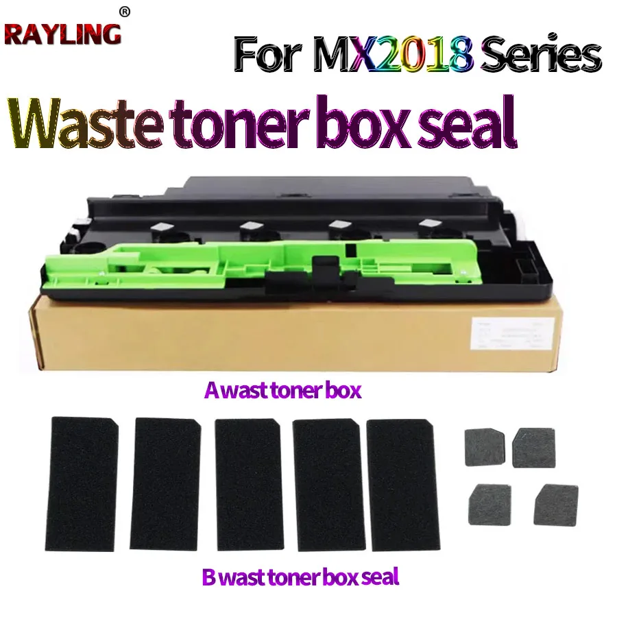 Waste Toner Box Container Tank sponge seal pad For Use in Sharp MX 2648 3148 3648 DX 2008UC 2508NC SF S261NC S311NC S251RC