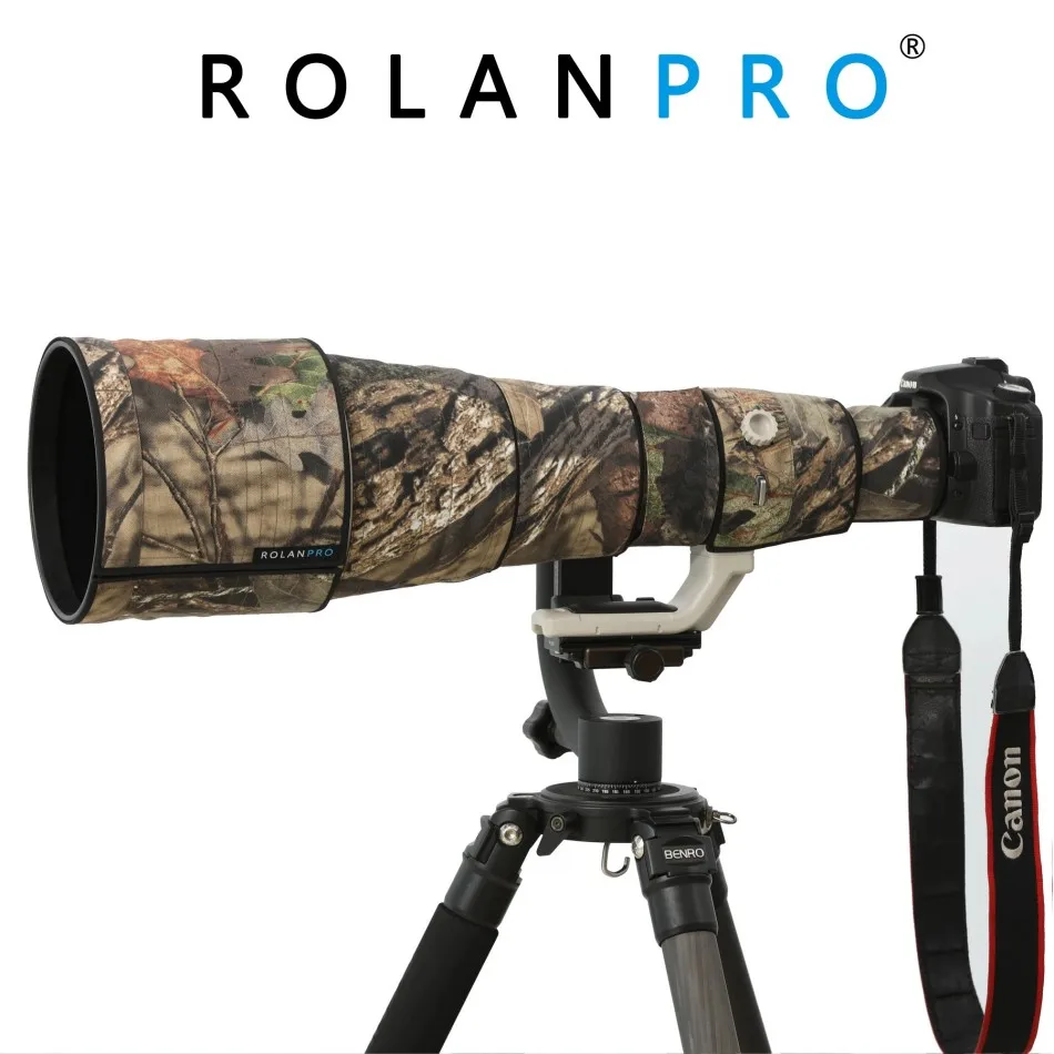 

ROLANPRO Lens Camouflage Coat Rain Cover For Canon EF 800mm F/5.6 L IS USM Protective Case Waterproof Camera Lens Sleeve