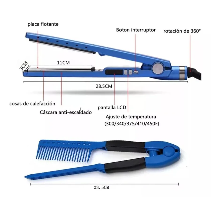 Multifunctional Styling Set | Hair Care & Styling Tools, Including Hair Straighteners, Flat Irons, Curling Wands, and More. view 5