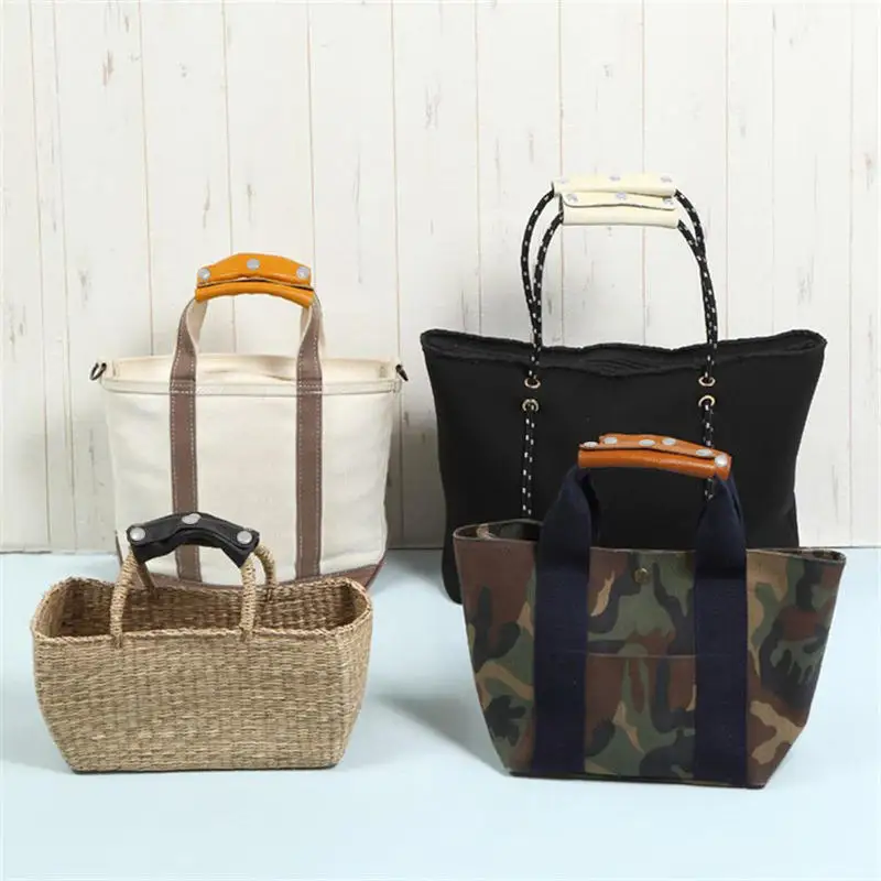 لتقوم بها بنفسك أكياس بولي يوريثان مقبض مع المسامير المضادة للسكتة الدماغية مقبض دائم لحقيبة اليد حقيبة كتف الأشرطة وسادة قبضة حزام الضغط #4