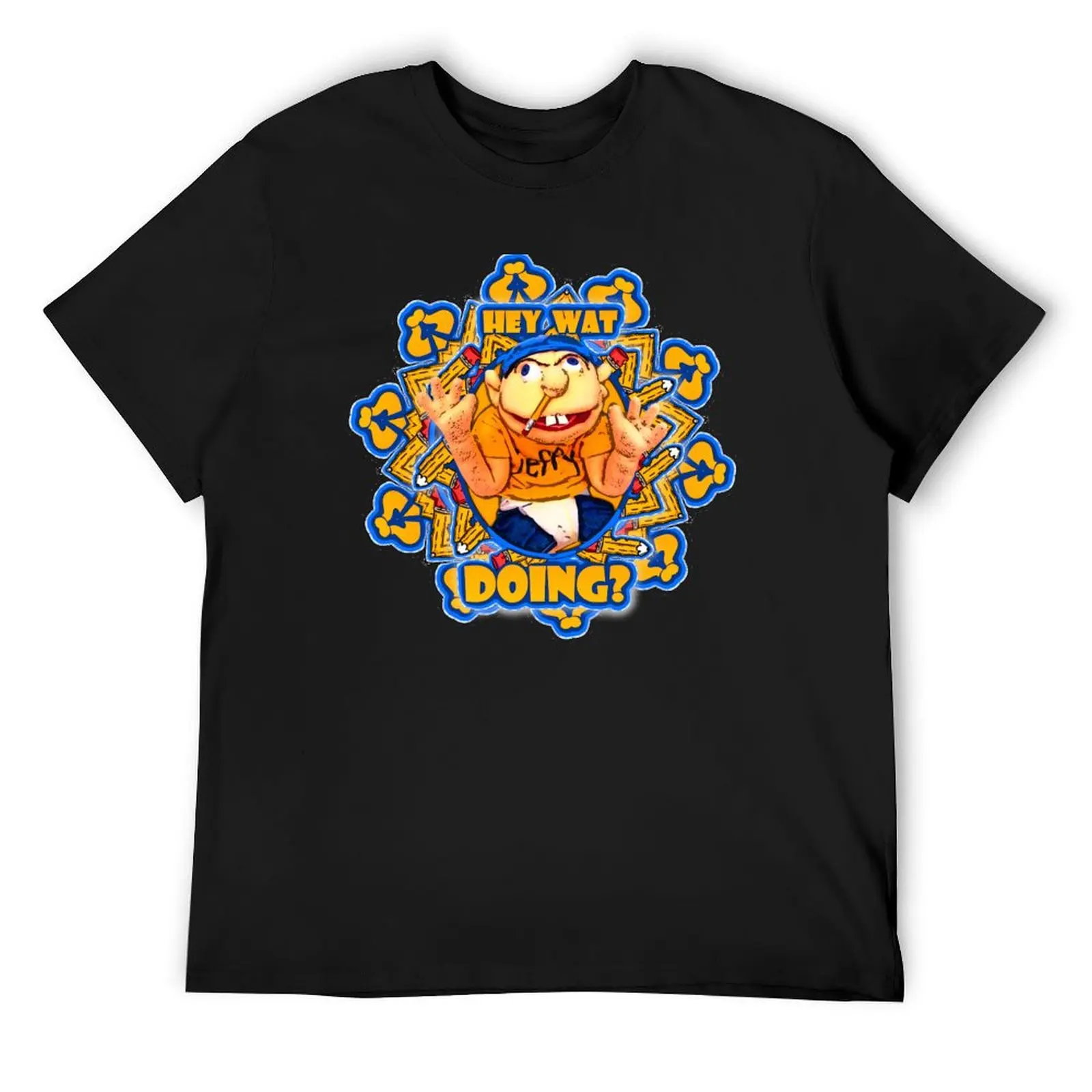 

JEFFY KINGDOM T-Shirt cute tops fashion shirts oversizeds shirts graphic tee men