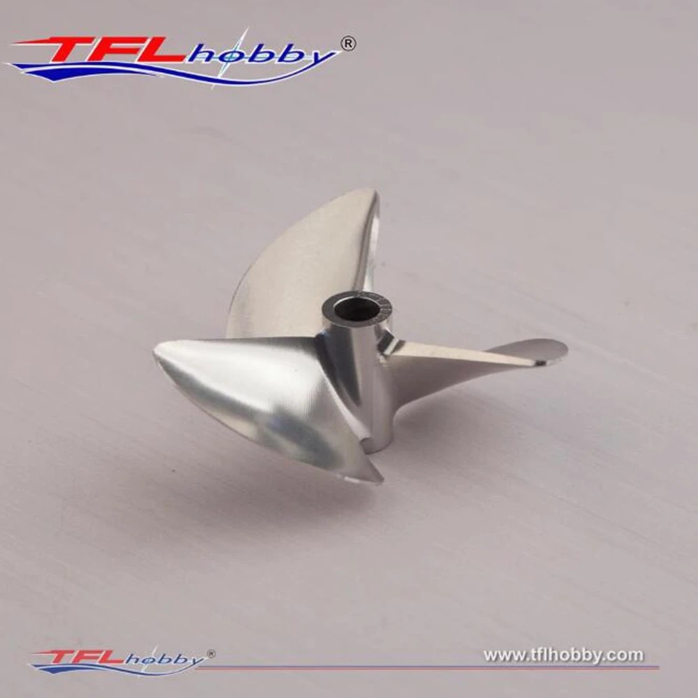 TFL Genuine Parts! Three-Bladed Propeller O-Series CNC 1.4 Dia=6.35mmThread Dia 58mm-70mm CCW Aluminium Propeller for RC boat