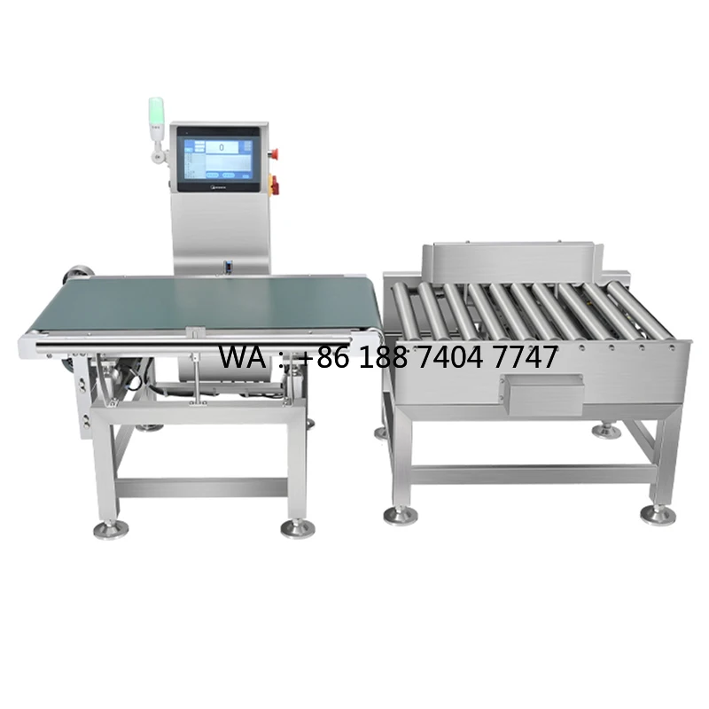 Conveyor Belt Scale Electronic Weighing System for Big Heavy Goods Packaged Water Beverage Daily Chemical