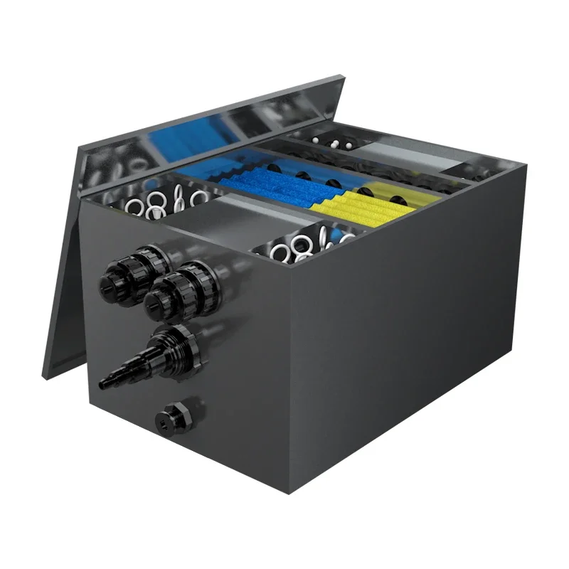 

New fish pond filter water circulation system Large fish pond filter system Koi filter system