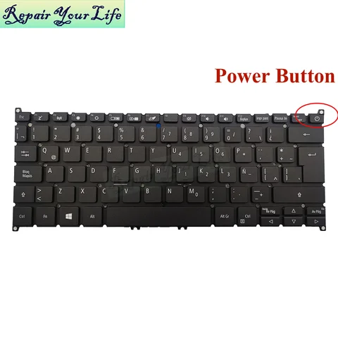 PT-BR UK French Latin Spanish Keyboards For Acer Swift 3 SF314-56 54 54G SF314-41 N17W2 Aspire 5 A514-52 N19H2 SV3T/SV03T-A80B