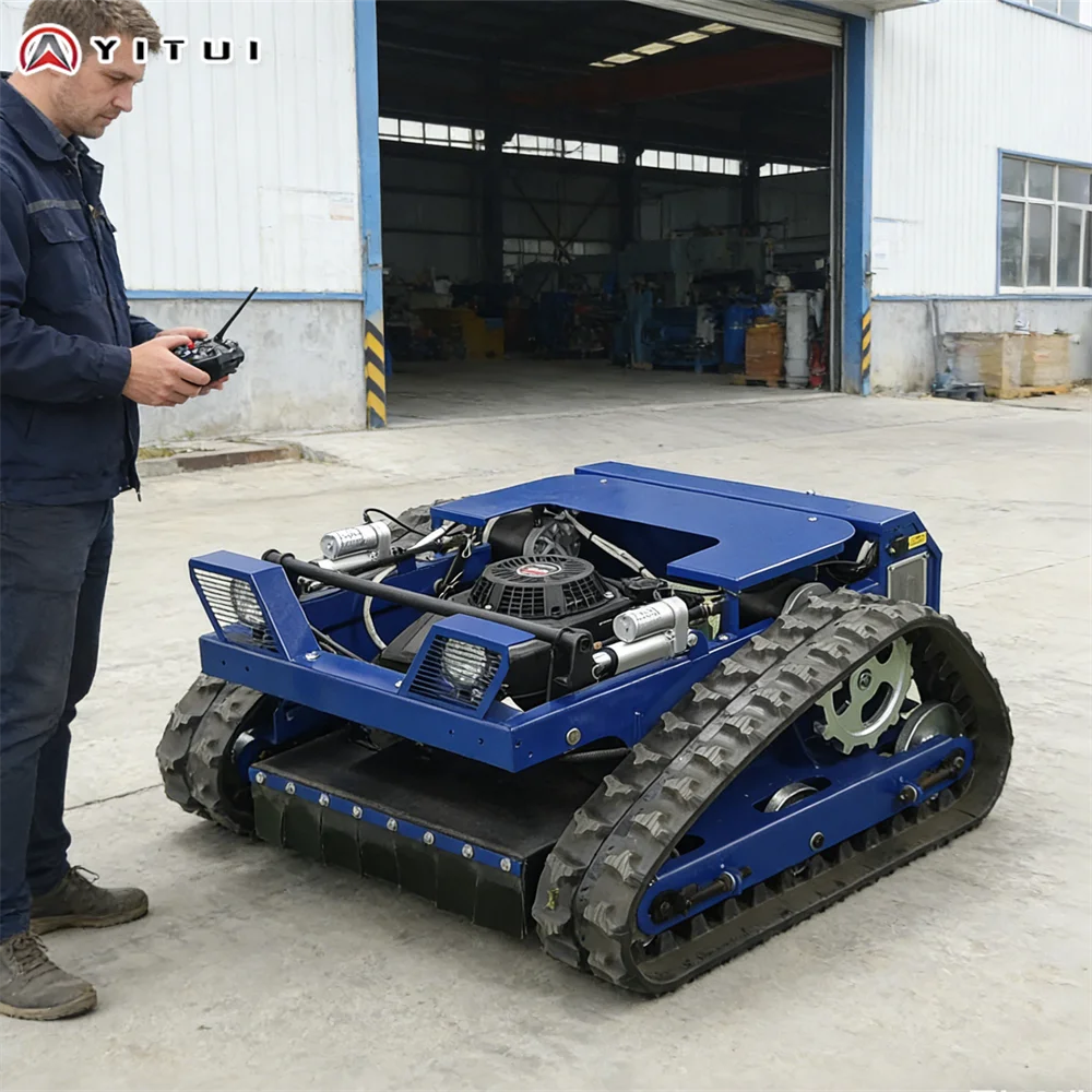 

Customized High-Quality Remote-Controlled Lawn Mowers With Powerful Self-Propelled Engines For Lawn Gardening