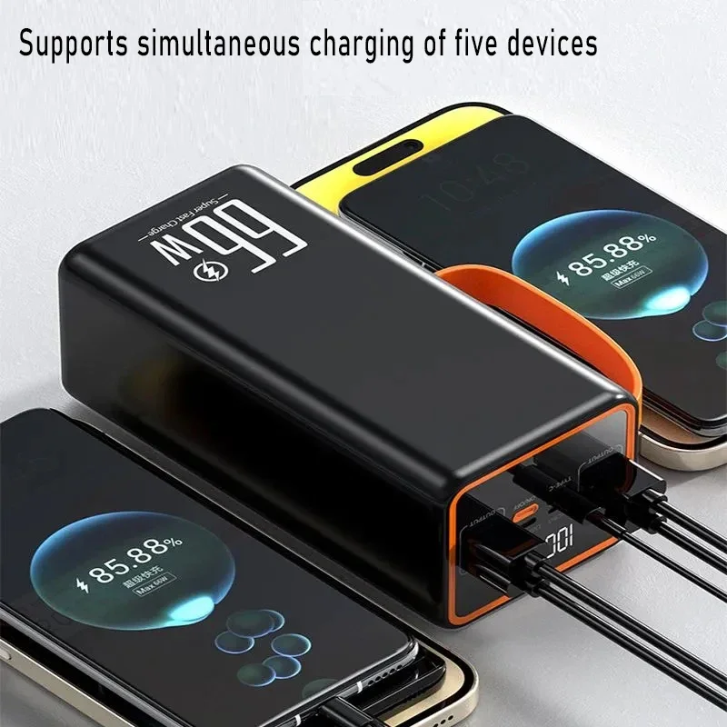 Super Fast Charger Power Bank 20000mAh Portable 66W External Battery Powerbank Spare For iPhone 14 13 12 Samsung Xiaomi