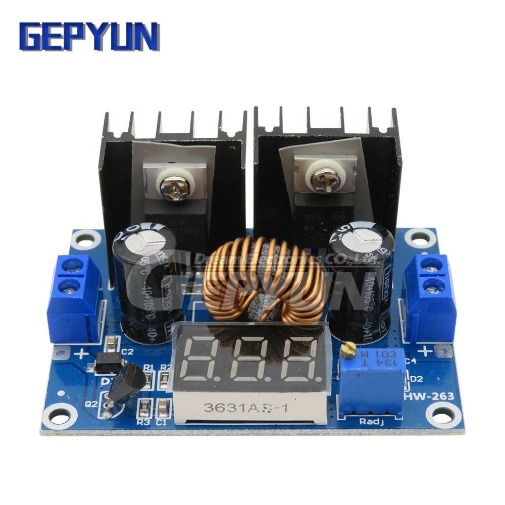 XH-M404 DC DC Step-Down Voltage Regulator Module DC 4-40V 8A Digital PWM Adjustabl DC-DC Step Down Voltage Regulator DC XL4016E1