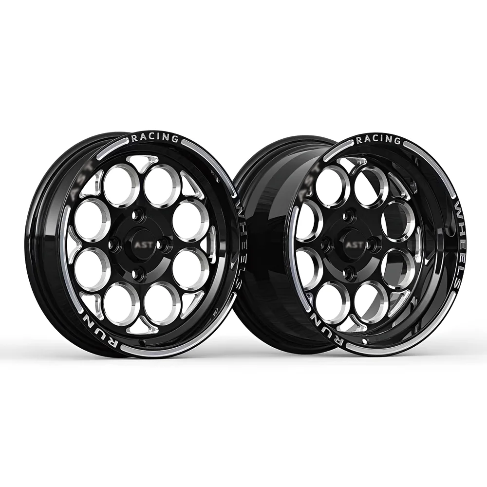 FOR 15 Inch 4x108 Modulo Drag Pack Forged Wheels Skinny 15x3.5 15x8 Gloss Black Milled for PEUGE0T 205 Racing Wheels Rims