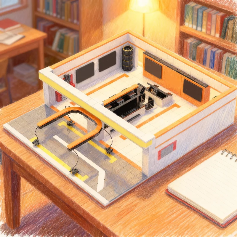 

977pcs MOC McLarenesd Formula One Pit Garage City Champions Model Toys Christmas Gift Building Blocks Construction Education