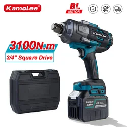 Kamolee 3100nm bürstenloser elektrischer Schraubens chl üssel 3/4 Zoll Akku-Schlags ch rauber Handwerkzeug für Makita 18V Batterie