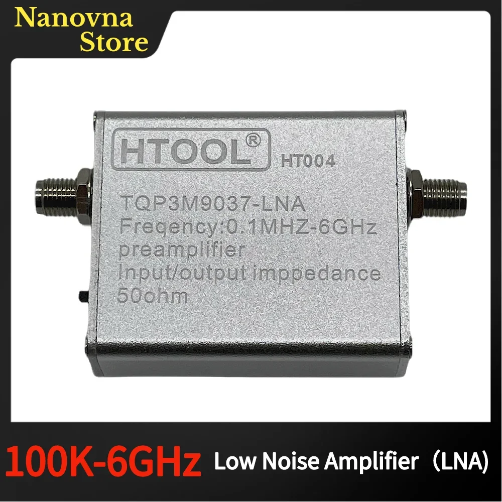 

HT004 100K-6GHz Full Band Low Noise Amplifier,20dB High Gain Power Preamplifier,LNA Module for RF & Software Defined Radio (SDR)