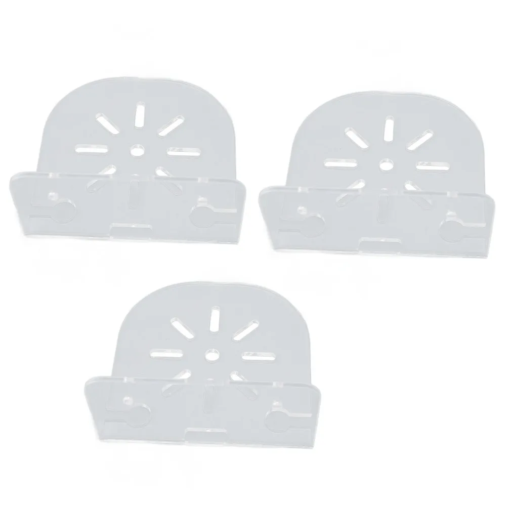 3 Sets Small Size Acrylic Floating Shelf Visibility Design Clear Acrylic Wall Mount Camera Shelf Acrylic Wall Mount Bracket