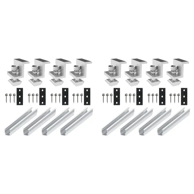 jfb-2x-solar-panel-bracket-u-rail-roof-rail-connector-bracket-roof-mounting-kit-suitable-for-metal-roof-flat-roof