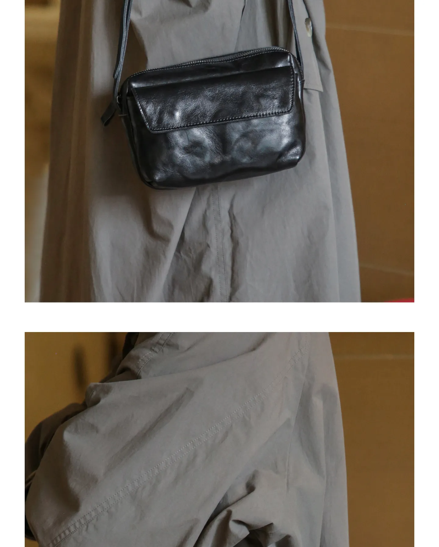 Designer-Handtasche aus echtem Leder, handgefertigt, Vintage-Freizeit-Luxus-Umhängetasche aus Rindsleder für Damen – Detail 13