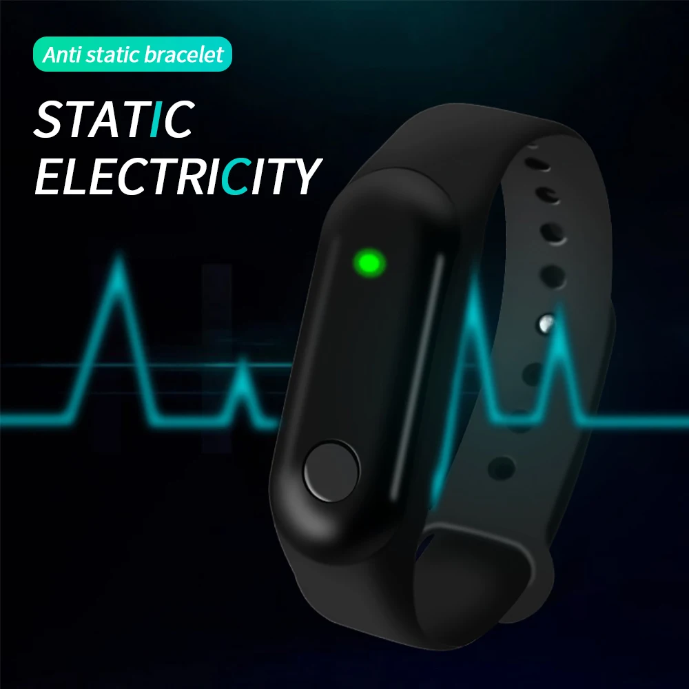 Car Home Anti-static Bracelet Wristband Fully Automatic Discharge Wireless Static Elimination Decor Automotive supplies