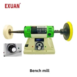 Electric desktop polishing machine gemstone and jewelry polishing machine desktop lathe polishing machine adjustable speed