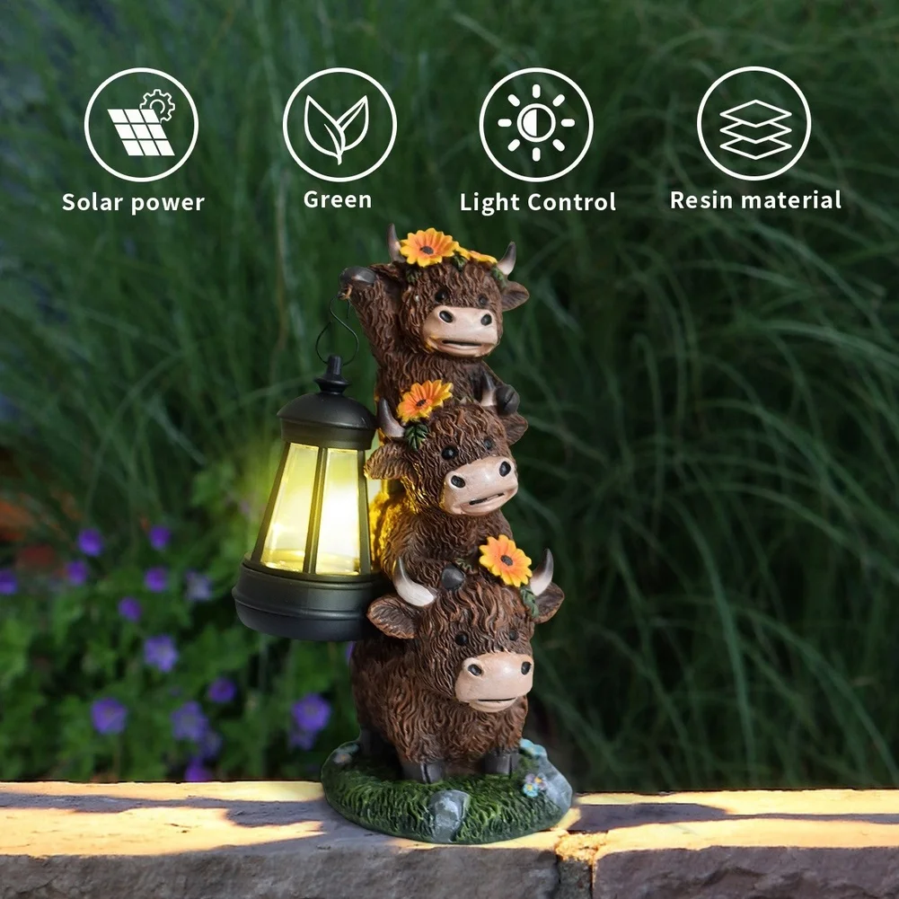 for Garden Pathway for Solar Powered Ornament Resin Garden Light For Evening Garden Ambiance Solar Powered Garden Ornament