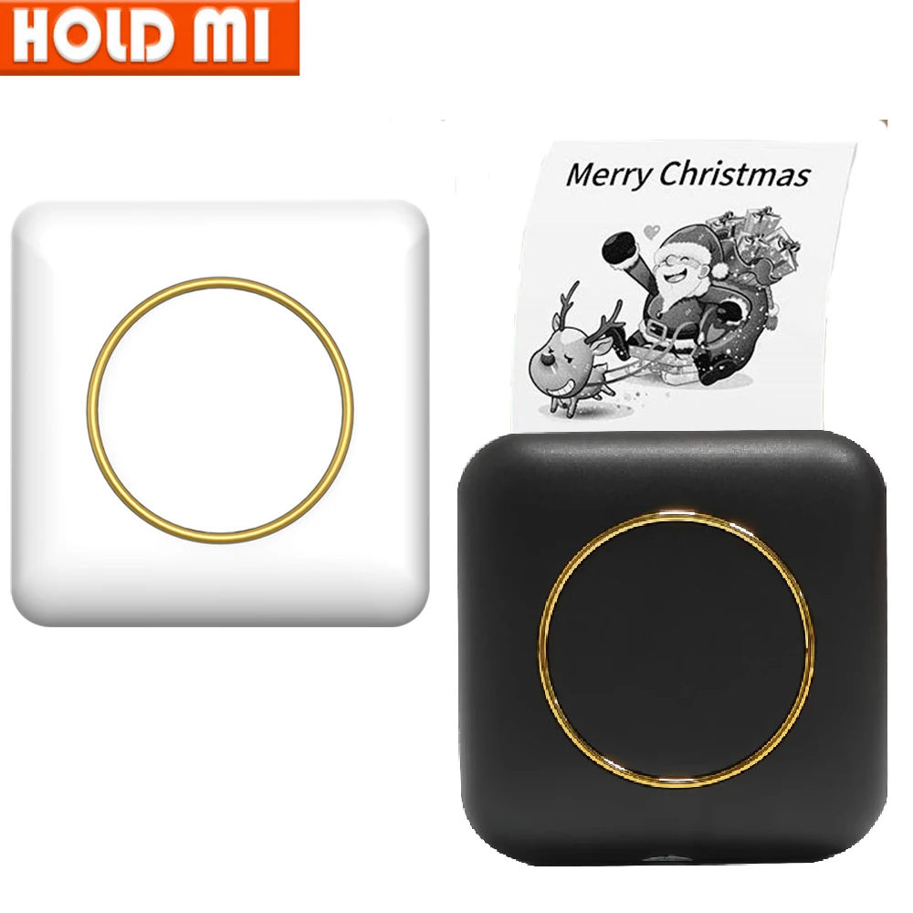 

Portable Pocket Thermal Printer Bluetooth Wireless Photo Sticker Adhensive Note Office Inkless Print Mini Printer Boys Girl Gift