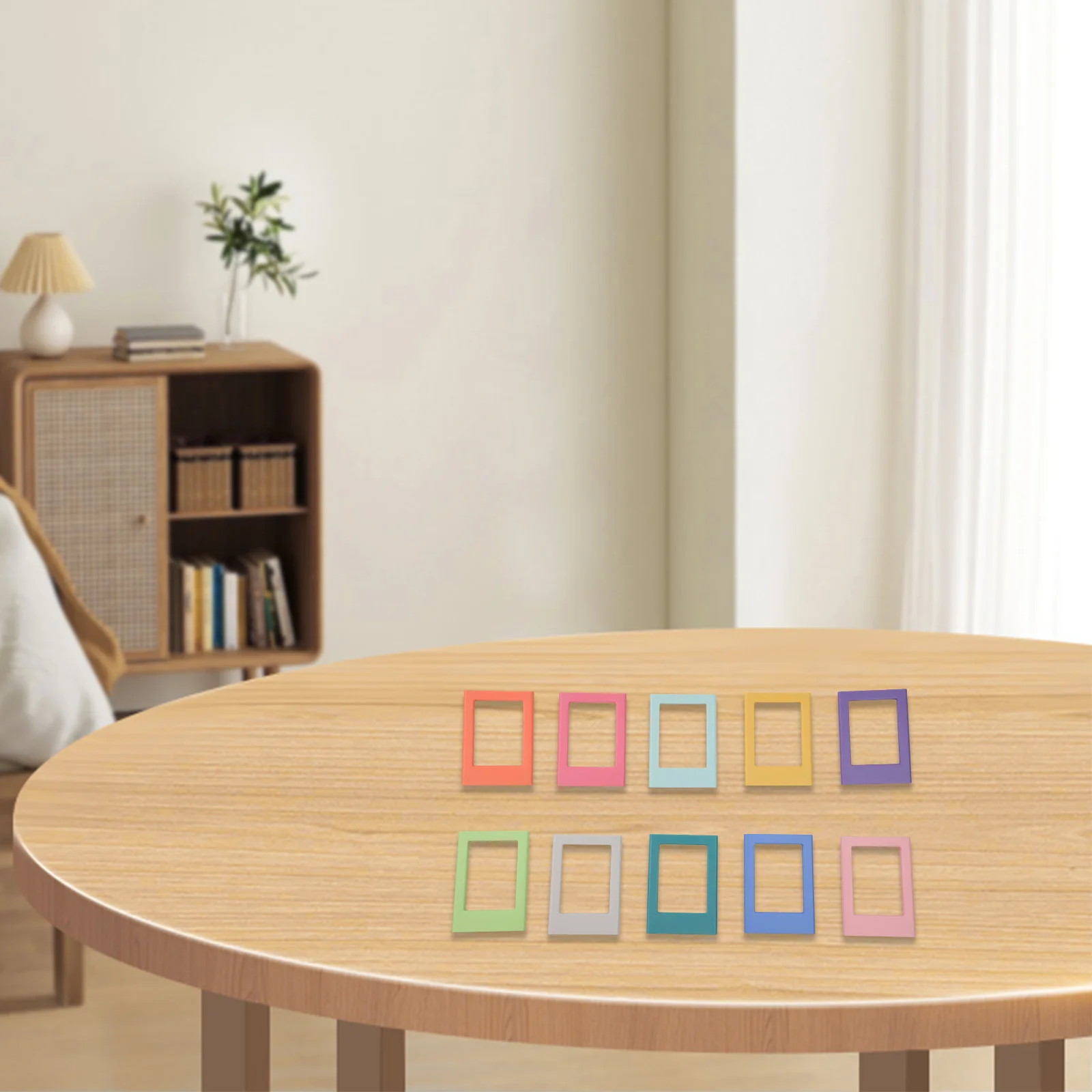 Home Decoration 3-inch Colorful for mini Frames Creative Photo Arrangement Reusable Photo Frame Robust Plastic Material