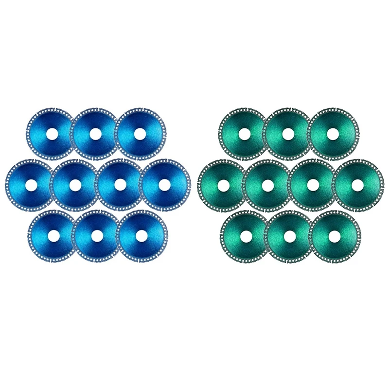 

10Packs 4Inch Disc For Grinder, Cutting Disc For Angle Grinder 7/8Inch For Smooth Cutting, Chamfering, Grinding Durable Green