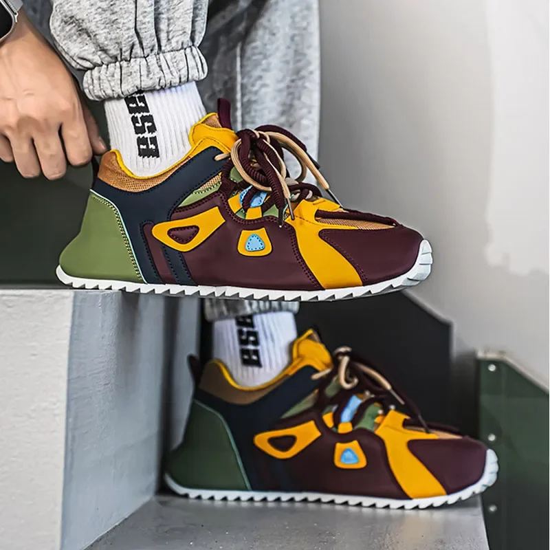 2026 New Plus Size 39-48 Sneakers Luxury Running Shoes For Men Casual Sports Sneakers - Non-slip Jogging Trainers & Leather Desi