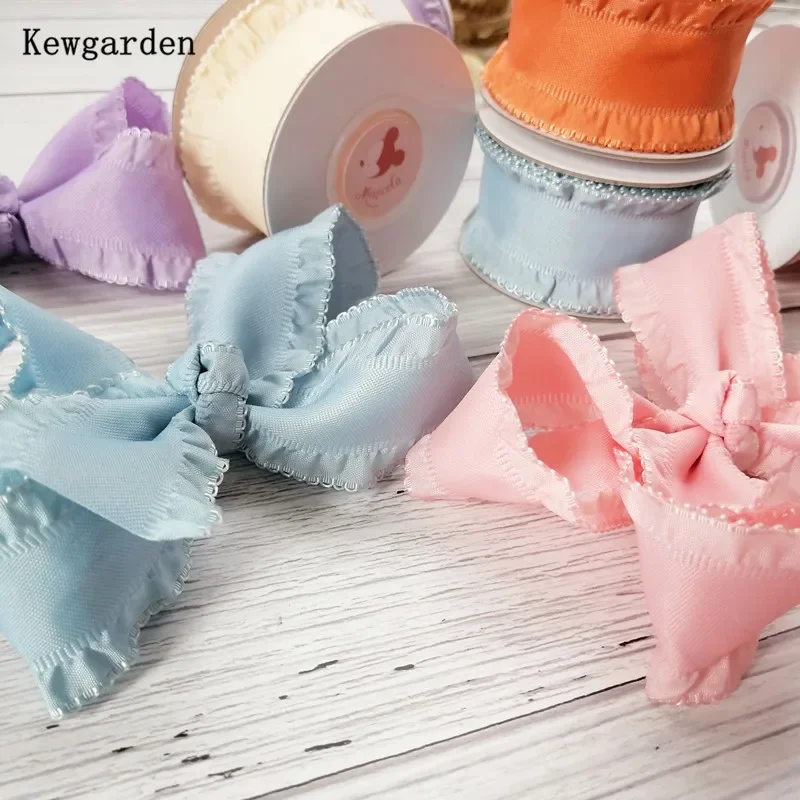 Kewgarden Wavy edge Ruffle Ribbon 1\